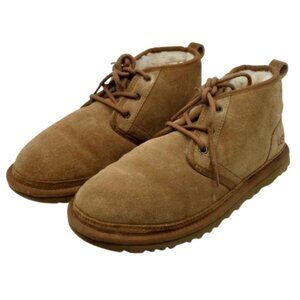 UGG~Neumel~WOMENS SUEDE & SHEARLING CHUKKA ANKLE BOOTS  Chestnut SIZE 8.5